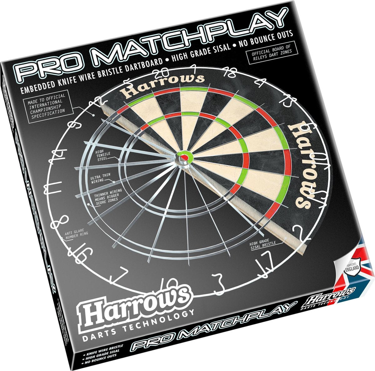 Harrows - Professional Level - Pro Matchplay Dartboard HARROWS