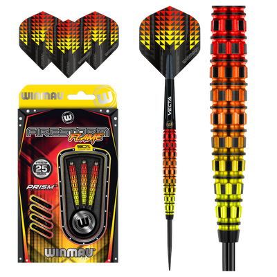 WINMAU FIRESTORM FLAME TORPEDO 90% - Steel Tip