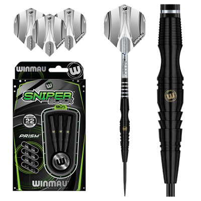 WINMAU SNIPER BLACK 90% - Steel Tip