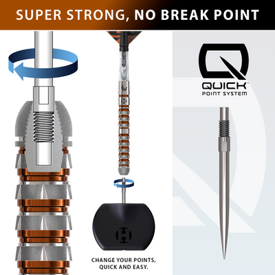 Harrows Luke "Woody" Woodhouse S3 Quick Point 90% - Steel Tip