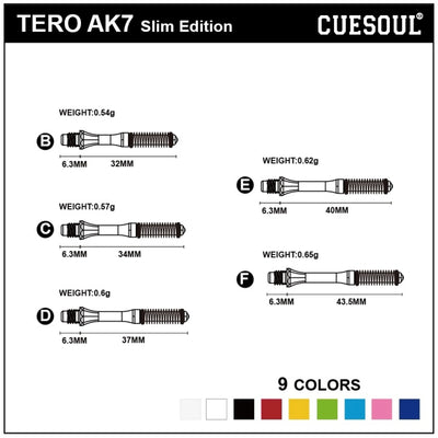 Cuesoul Shaft Tero AK7 Slim