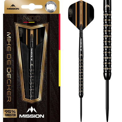Mission Mike "The Real Deal" De Decker Black Gold 95% - Steel Tip MISSION
