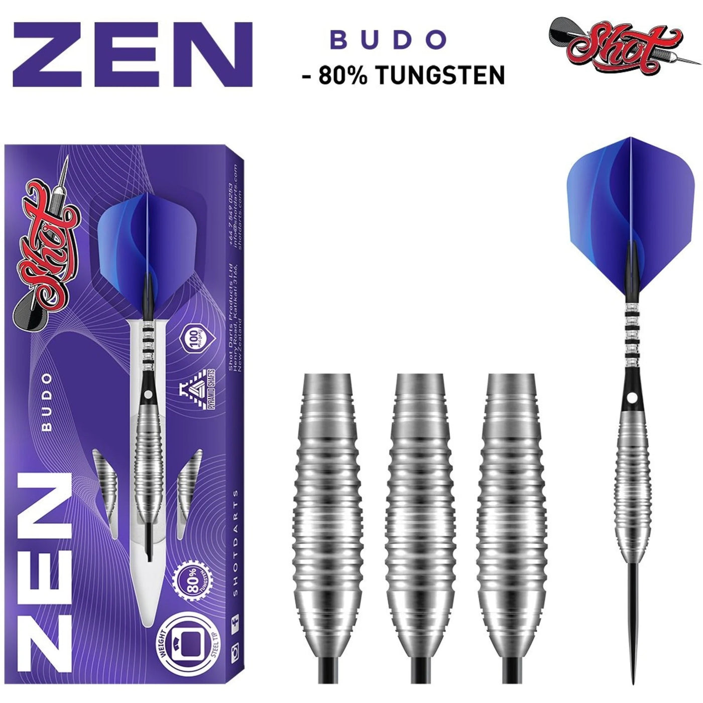 Shot Zen Budo 80% - Steel Tip