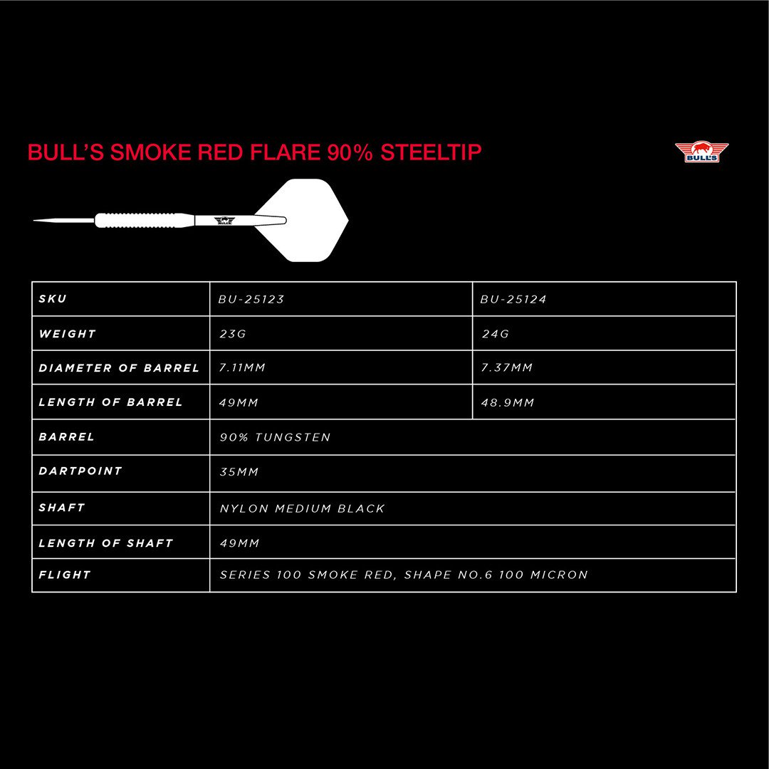 Bull's Smoke 90% Red Flare BULL'S