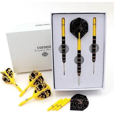 CUESOUL CHALLENGE BLACK YELLOW 90% - DARTPIJLEN CUESOUL