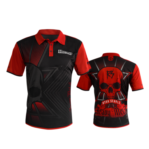 Harrows Ryan Searle - Dart Shirt - Exclusief Gesigneerd Maat L HARROWS