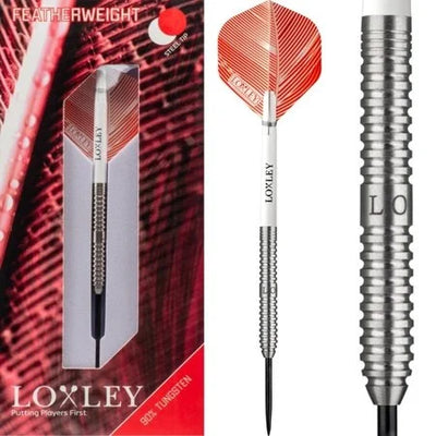 LOXLEY FEATHERWEIGHT 90% RED - STEEL TIP