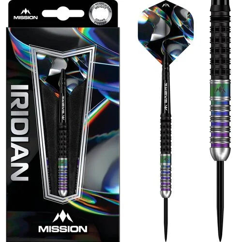 Mission Iridian Black Coral PVD 90% - Dartpijlen MISSION