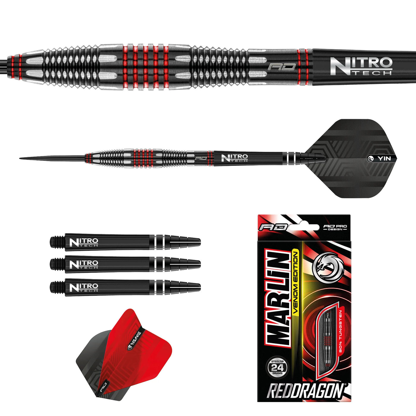 RED DRAGON MARLIN VENOM 90% - DARTPIJLEN RED DRAGON