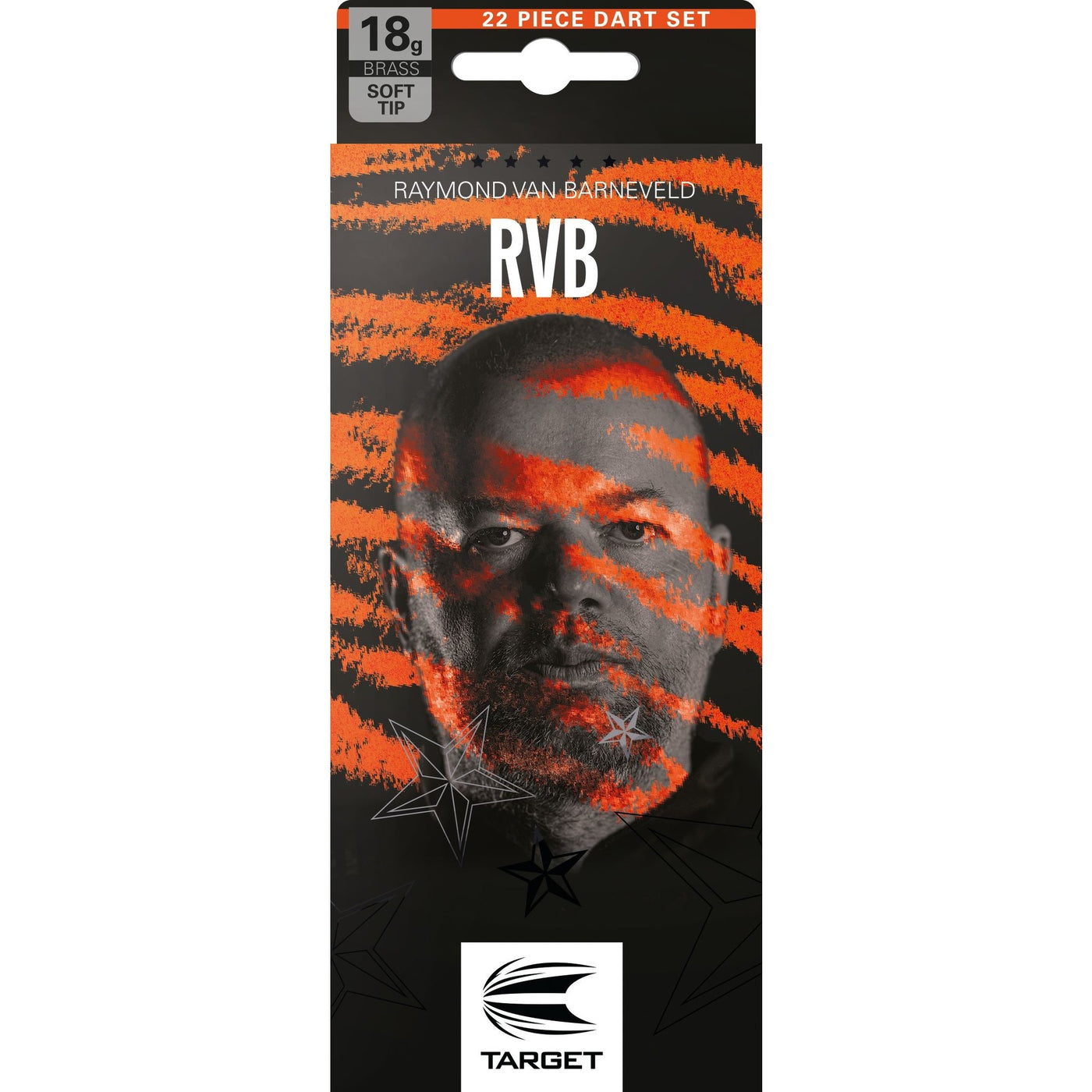 TARGET RAYMOND "BARNEY' VAN BARNEVELD BRASS - SOFT TIP