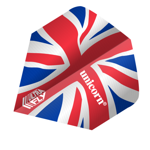 UNICORN ULTRAFLY UNION JACK WAVE BIG WING / WAVE PLUS - DART FLIGHTS UNICORN