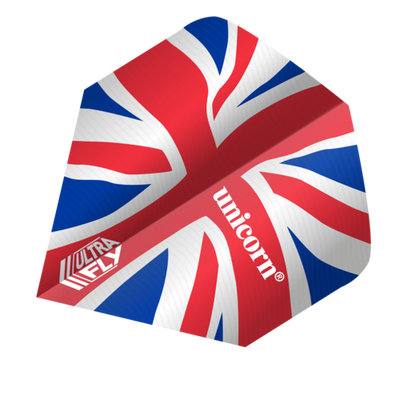 UNICORN ULTRAFLY UNION JACK WAVE BIG WING / WAVE PLUS - DART FLIGHTS UNICORN