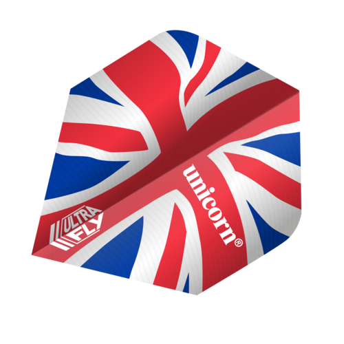 UNICORN ULTRAFLY UNION JACK WAVE BIG WING / WAVE PLUS - DART FLIGHTS UNICORN