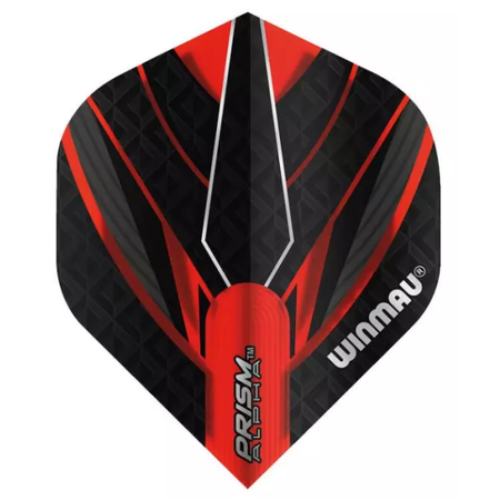 Winmau Flight Prism Alpha Rood-Zwart