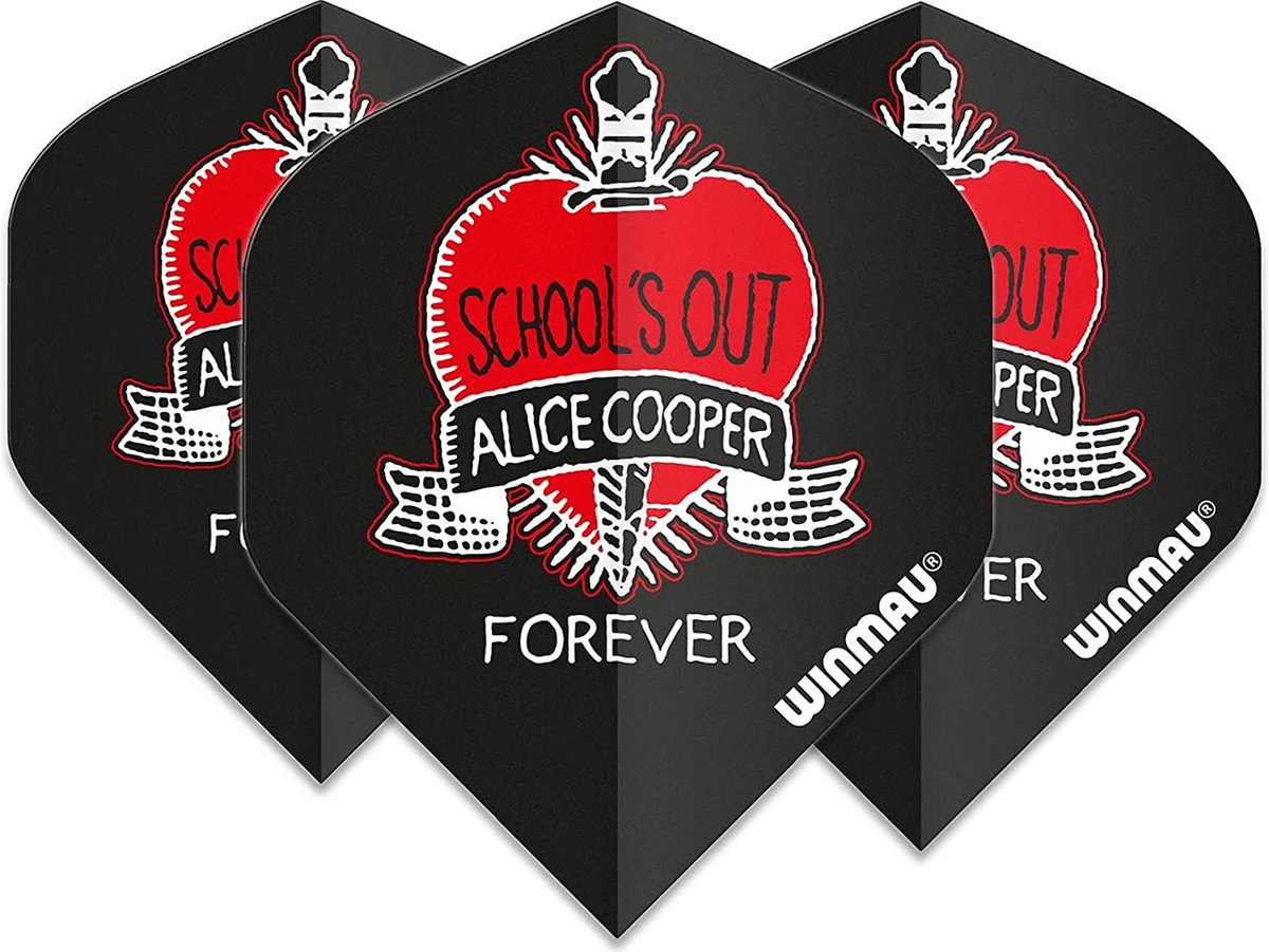 Winmau Rock Legends Alice Cooper Schools Out  - Dartpijlen - DartsCorner.shop - Darts Corner - Darts Producten - Darts