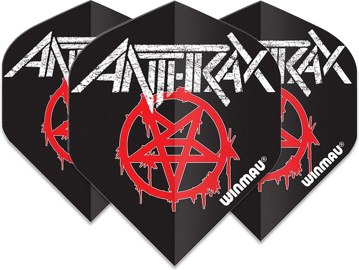 Winmau Rock Legends Anthrax Logo  - Dartpijlen - DartsCorner.shop - Darts Corner - Darts Producten - Darts