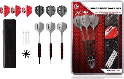 XQMax Rubberised Dartset Soft Tip  - Dartpijlen - DartsCorner.shop - Darts Corner - Darts Producten - Darts