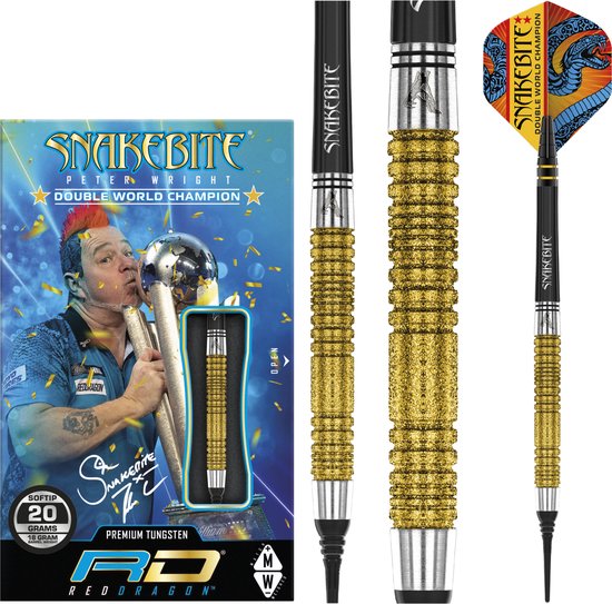 Peter-Wright-Double-World-Champion-SE-Gold-85-Soft-Tip RED-DRAGON