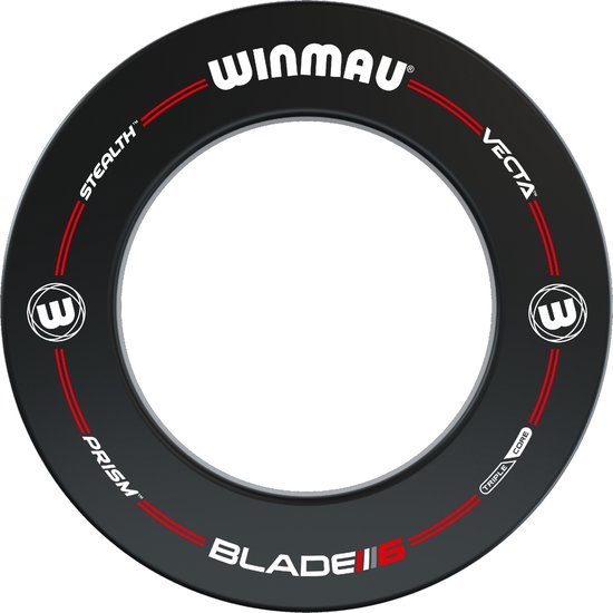 Winmau Surround Logo Blade 6 Pro-Line Zwart