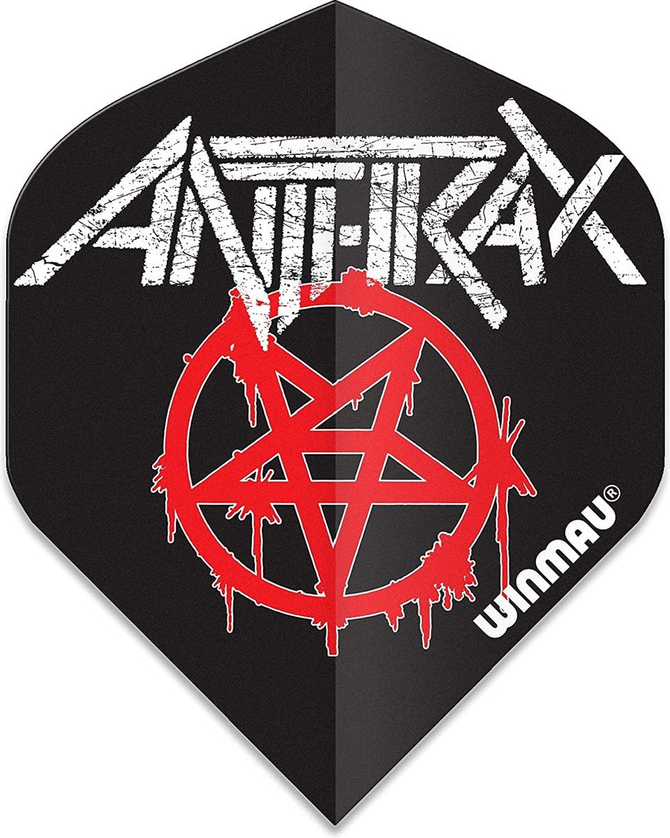 Winmau Rock Legends Anthrax Logo  - Dartpijlen - DartsCorner.shop - Darts Corner - Darts Producten - Darts