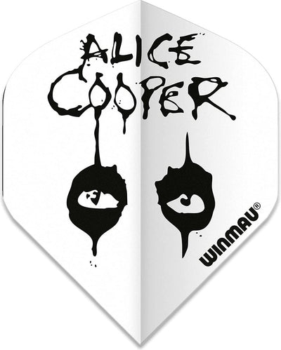 Winmau Rock Legends Alice Cooper White  - Dartpijlen - DartsCorner.shop - Darts Corner - Darts Producten - Darts