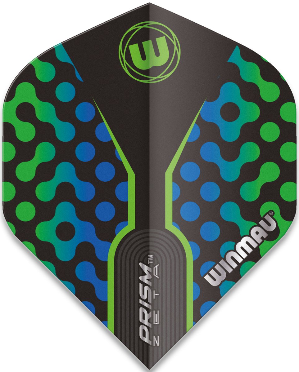 Winmau Flight Prism Zeta Groen & Blauw