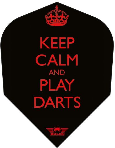 Bull's Powerflite D100 Keep Calm and Play Darts Std. - darts-corner - BULL'S