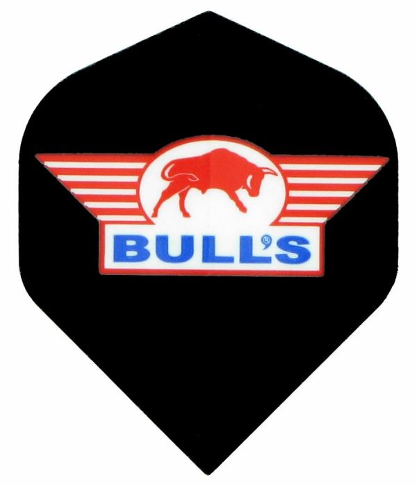 Bull's Powerflite L100 Black Full Colour logo Std. - darts-corner - BULL'S