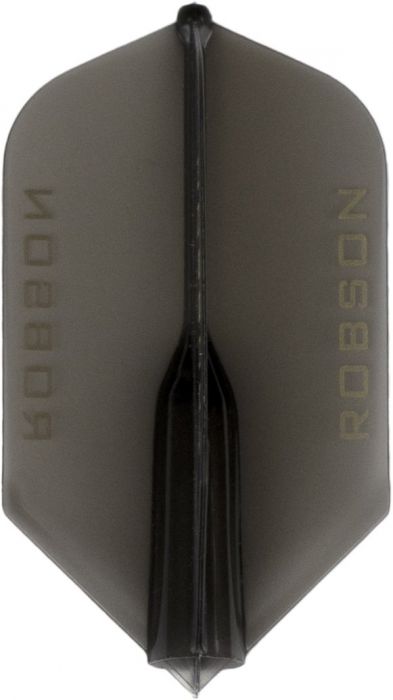 Robson Rasor Plus Robson Plus Flight Crystal Clear Slim Black -darts-corner – Dartscorner
