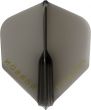 Robson Plus Flight Crystal Clear Std. Black  - Dartpijlen - DartsCorner.shop - Darts Corner - Darts Producten - Darts