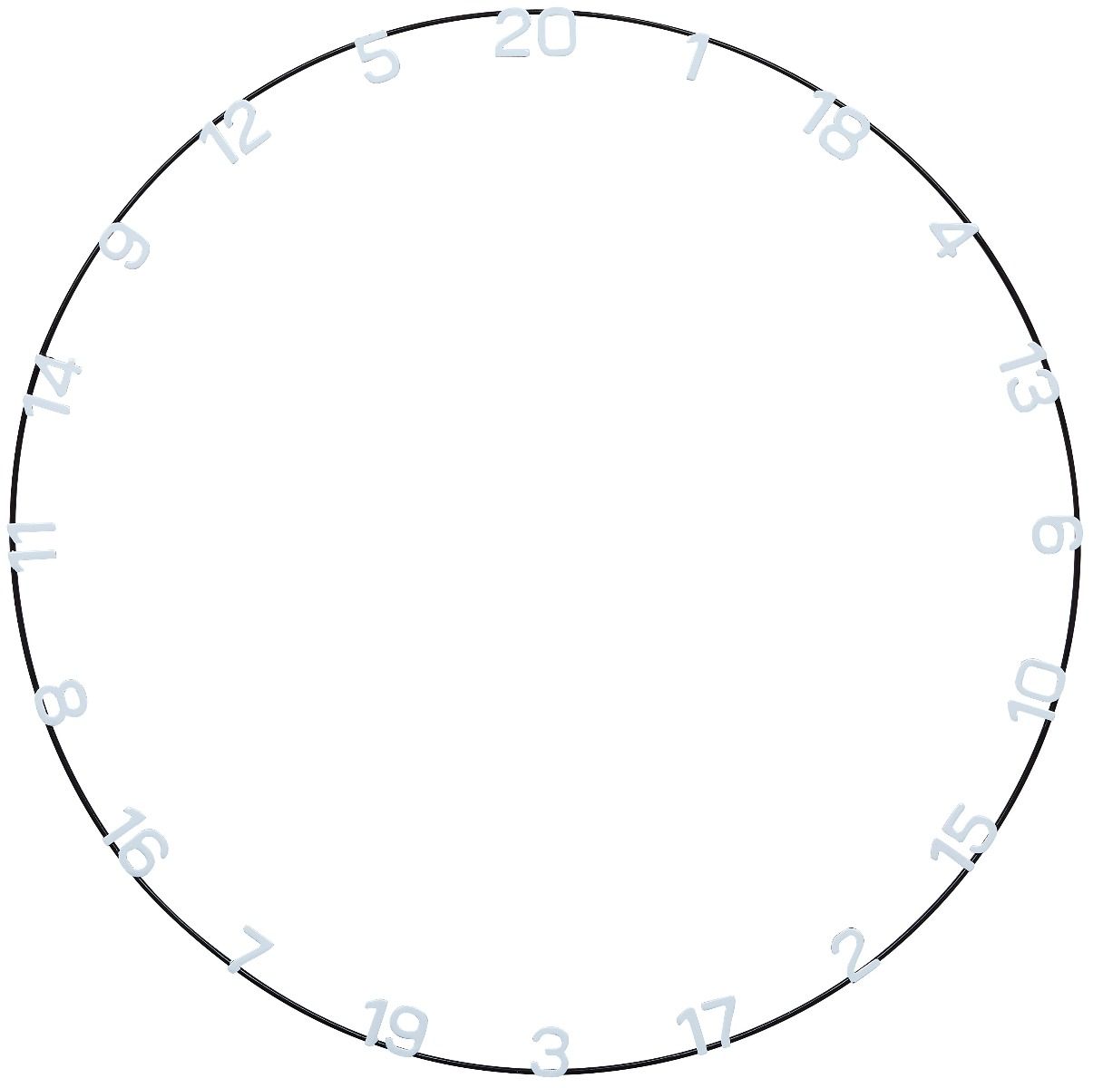 Unicorn Eclipse Ultra Number Ring - darts-corner - UNICORN