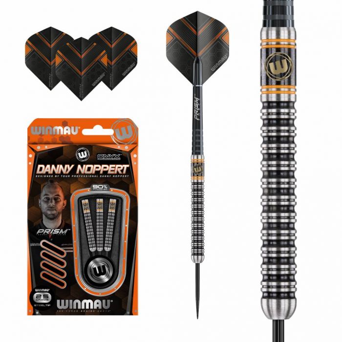 Winmau Danny Noppert Onyx Black 90% - darts-corner - WINMAU